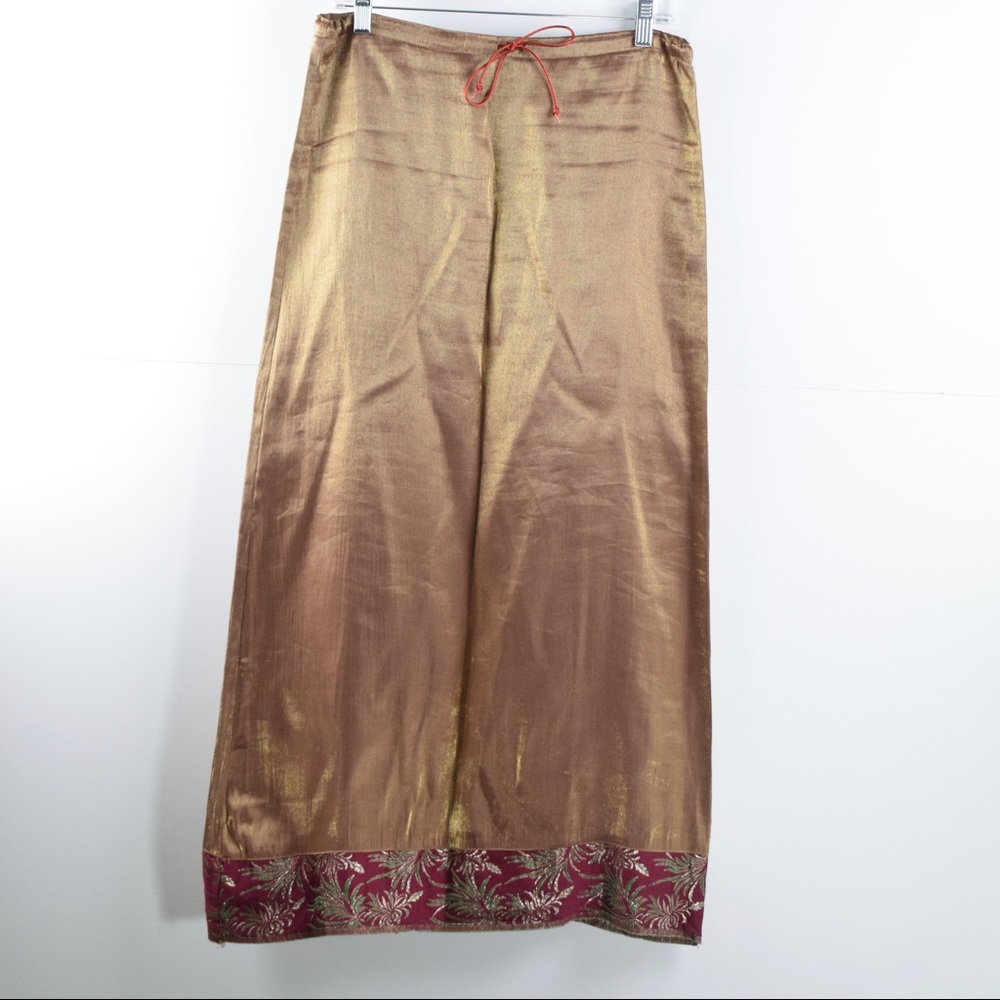 Vintage L’odyssEÉ Sz.S Boho Drawstring Waist Skirt